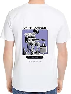 تي شيرت يوث سيزون بظهر ابيض