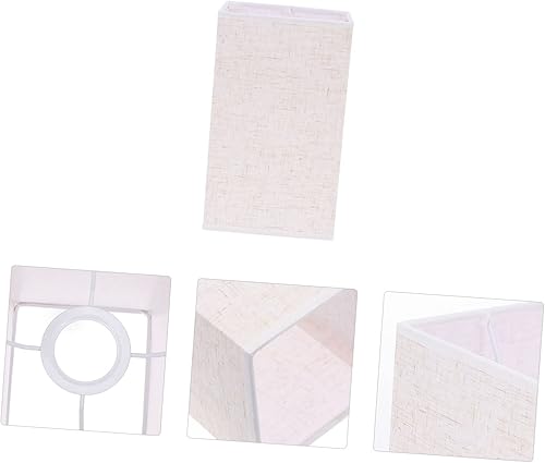 Miniatura 8 de Pantalla de lámpara de tela de tela Pantalla de lámpara Sombras de araña de tela Clip- en la lámpara de mesa Sombras Cubierta de lámpara de tela