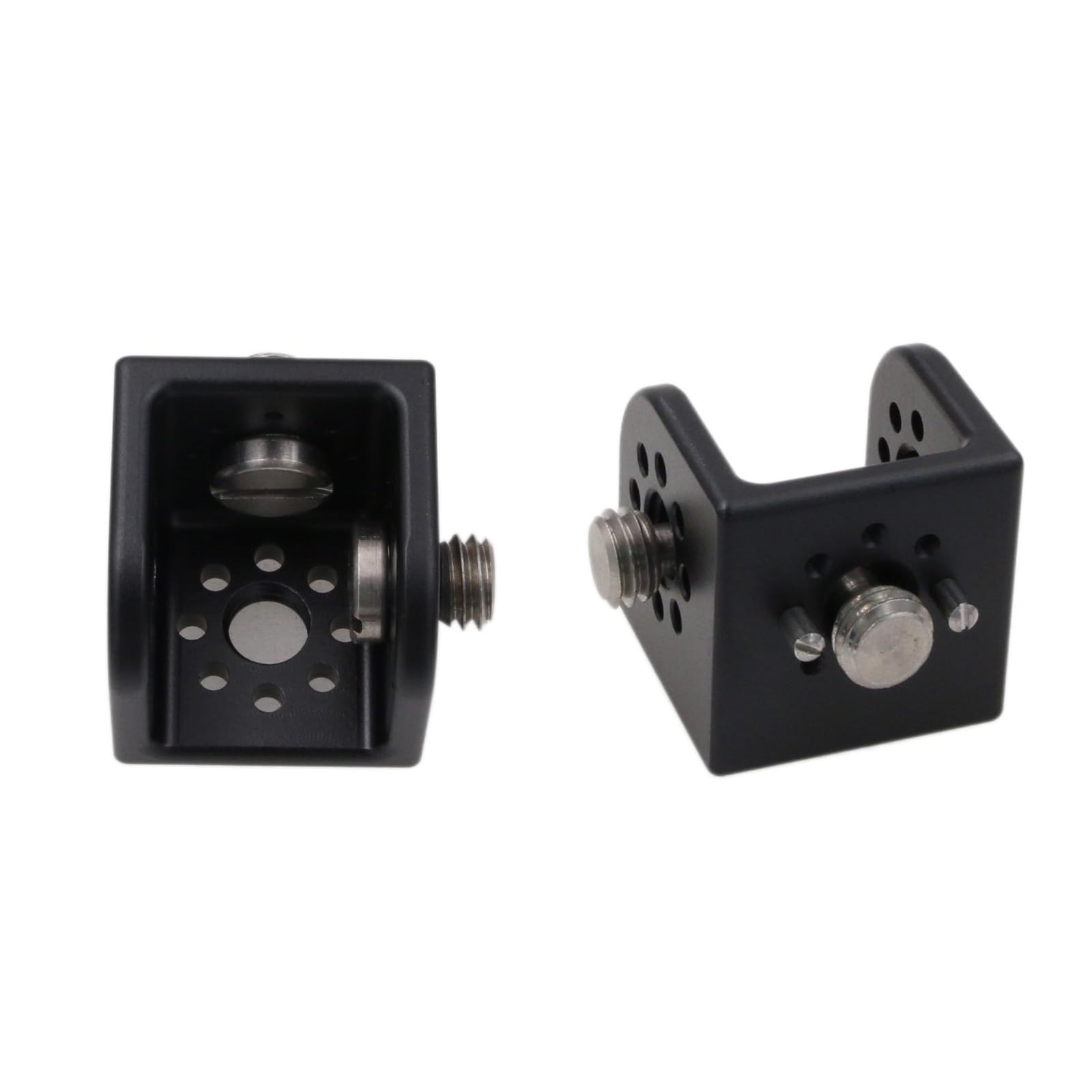 HangTon Bloc 3/8" Filetage Support Verrouillage Montage Adaptateur pour ARRI Sony RED Caméra Objectif Moteur Teradek Sans Fil Noir