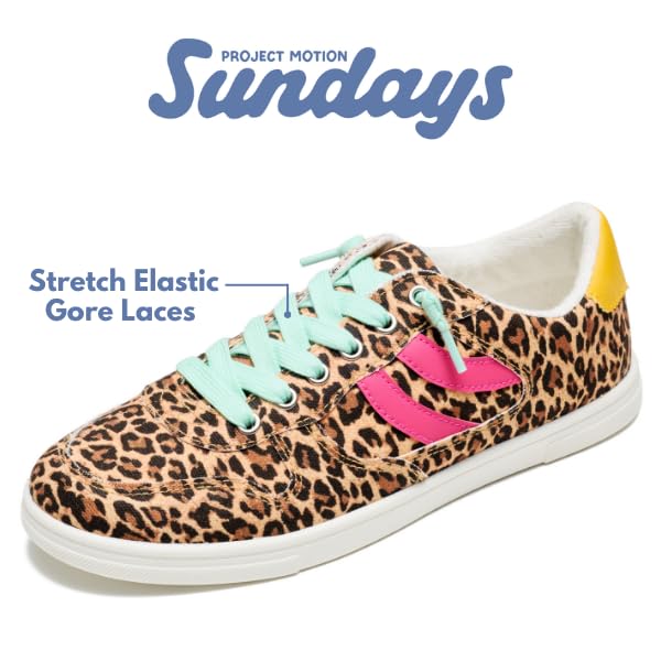Image of Sundays Canvas Sneakers Women - Memory Foam Insole with Breathable Canvas Shoes for Women Footwear - Non-Slip with Lightweight and Comfortable Womens Sneakers