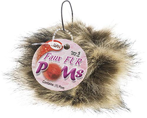 Pepperell Faux Fur Pom With Loop-Shepherd