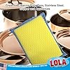 LOLA Microfiber Terry & Nylon Net Sponge Scrubber Pad, Non Scratch 2-Way Cleaning, Gently Scrubs & Wipes Clean, 1 Count #3