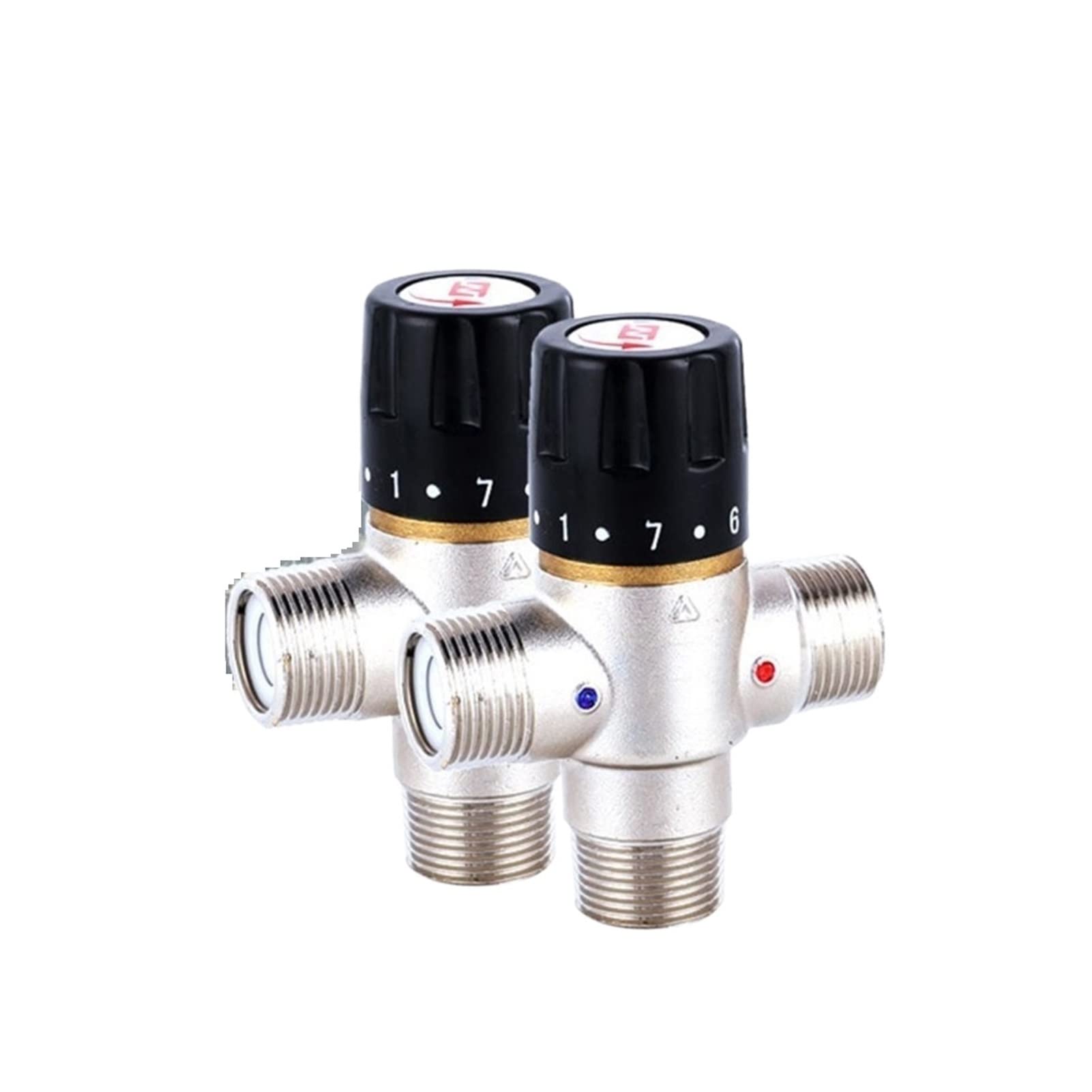 Youngran 3/4 de Pulgada DN20 Válvula de Mezcla termostática del Calentador Solar Tmv Termostato de válvula de tubería 63HF Leisurely