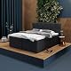 Boxspringbett 160×200 Innocent P8 in Anthrazit mit Gel-Topper