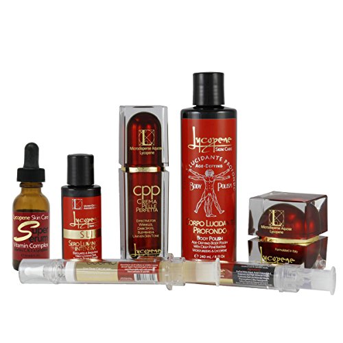 Lycopene Skin Care - Total Skincare System - Lycopene Infused with Natural Ingredients for a Healthy Skin Tone