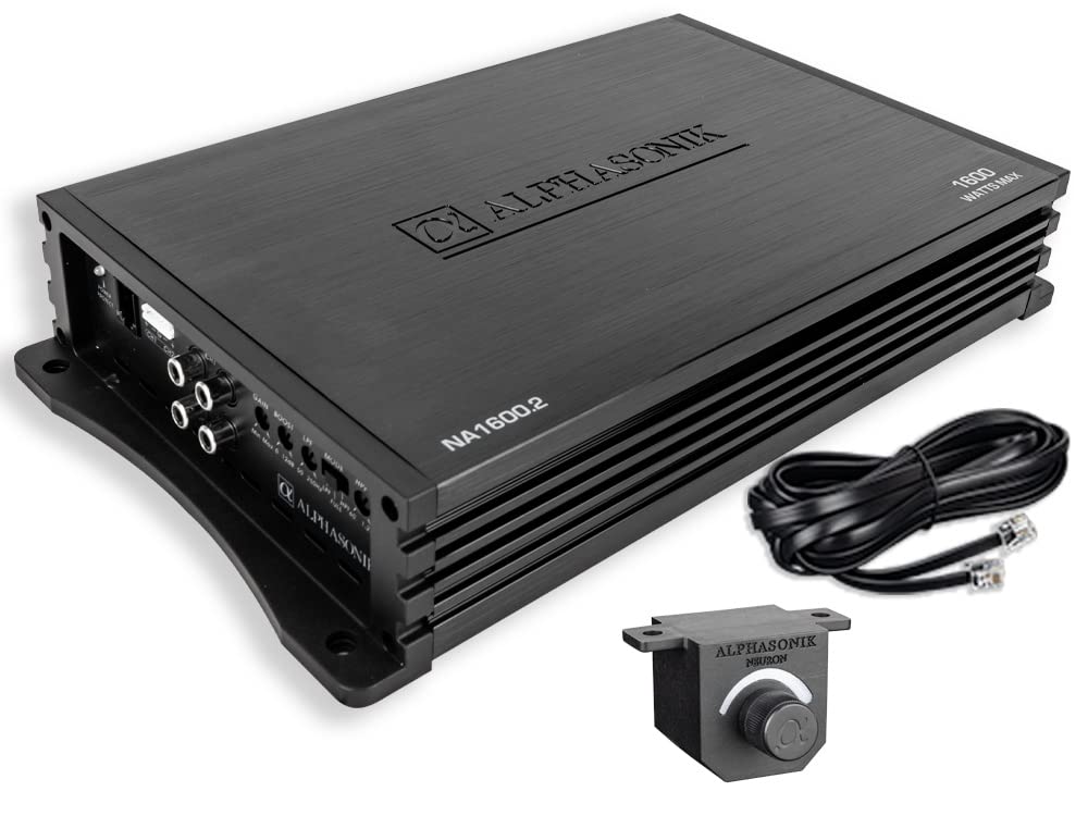 Buy Alphasonik NA1600.2 Neuron Series 1600 Watts Max 2Channel Car Amp