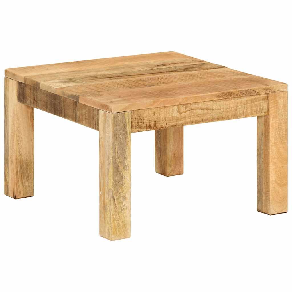Table Basse Carrée 55x55 cm Bois Manguier Massif Séjour