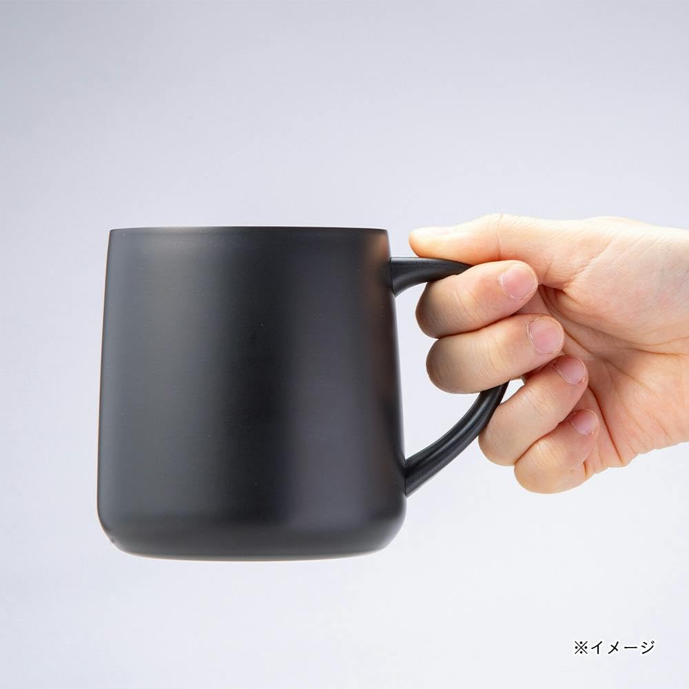Amazon.co.jp: カインズ(CAINZ) マグカップ 400ml ブラック セラミック