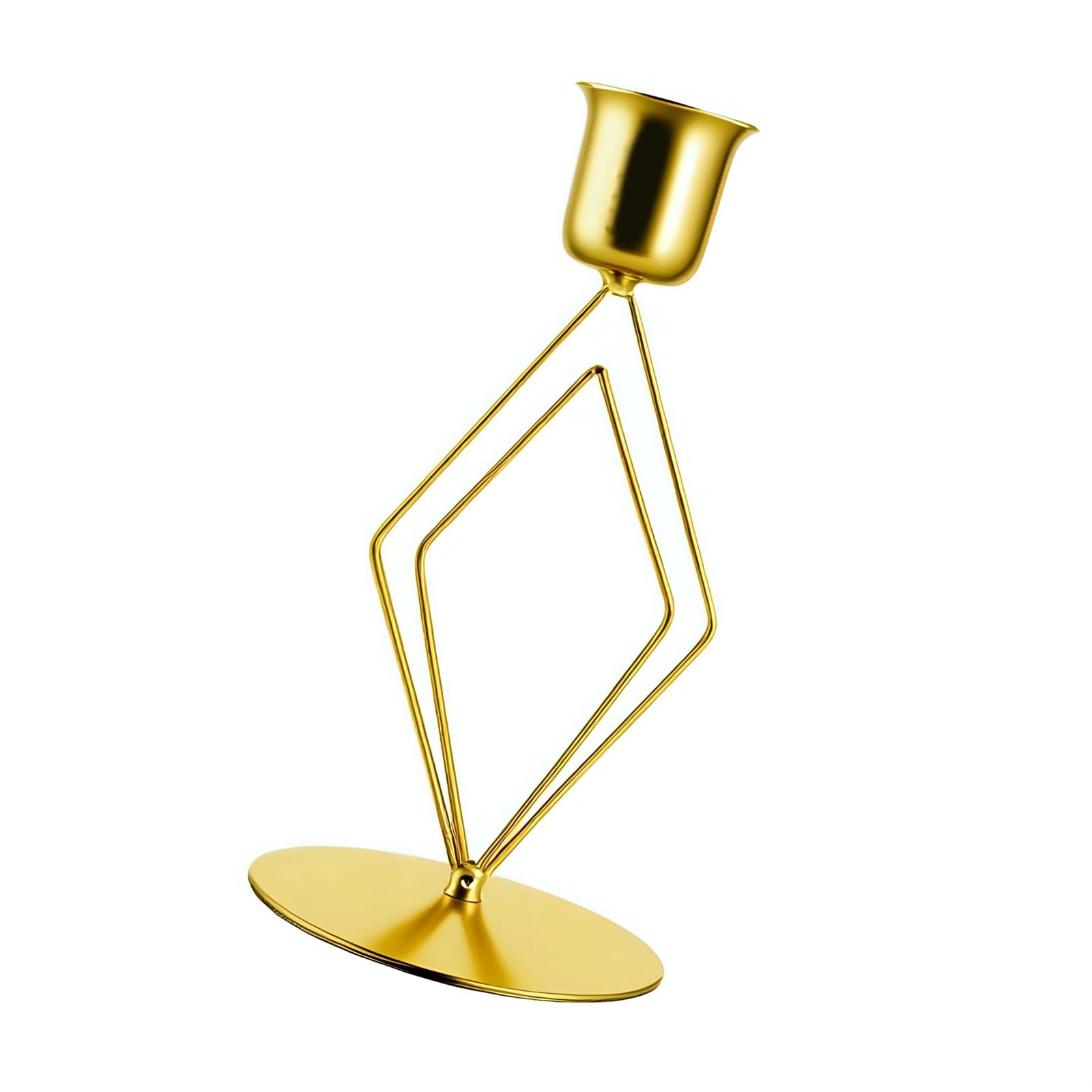 Tsophreniq Iron Taper Holders Retro Candlestick Holders Decorative Metal Stick Home Decors for Table Centerpieces Decorsative Stand for Home Decors