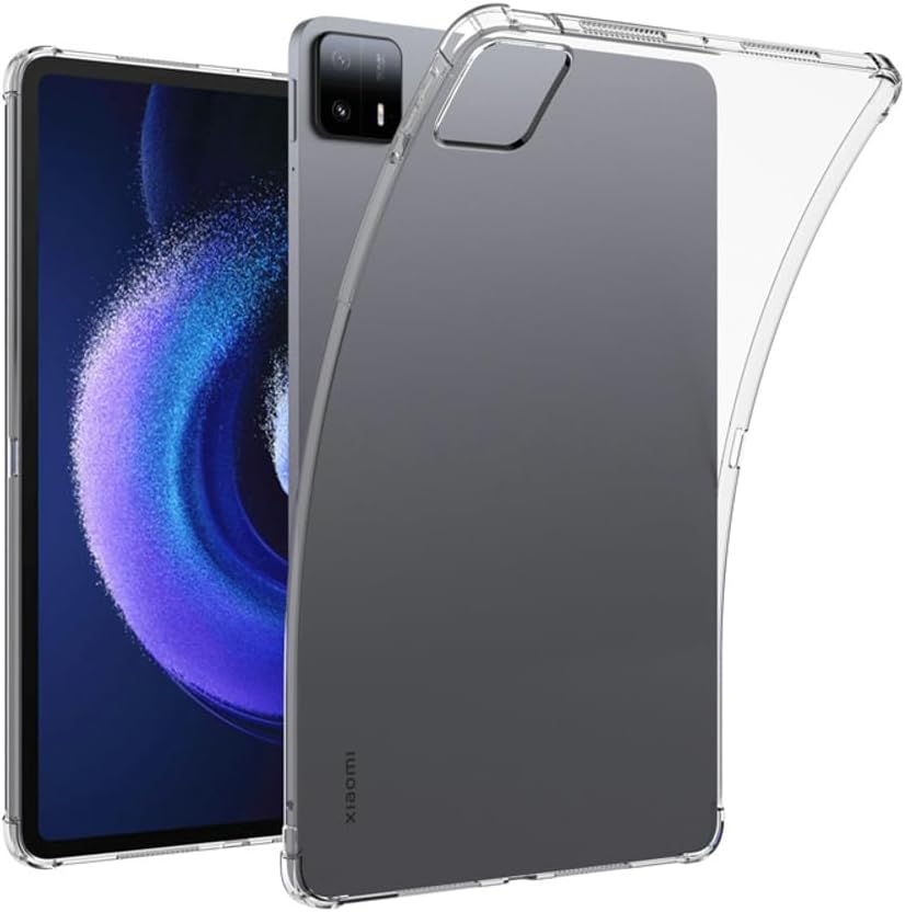 Tablet Clear Flexible Case for Xiaomi Pad 6 Max 14" (2023 Release),Ultra Slim TPU Soft Shell Transparent Cover for Xiaomi Pad 6th Max(for Xiaomi Pad 6 Max 14")