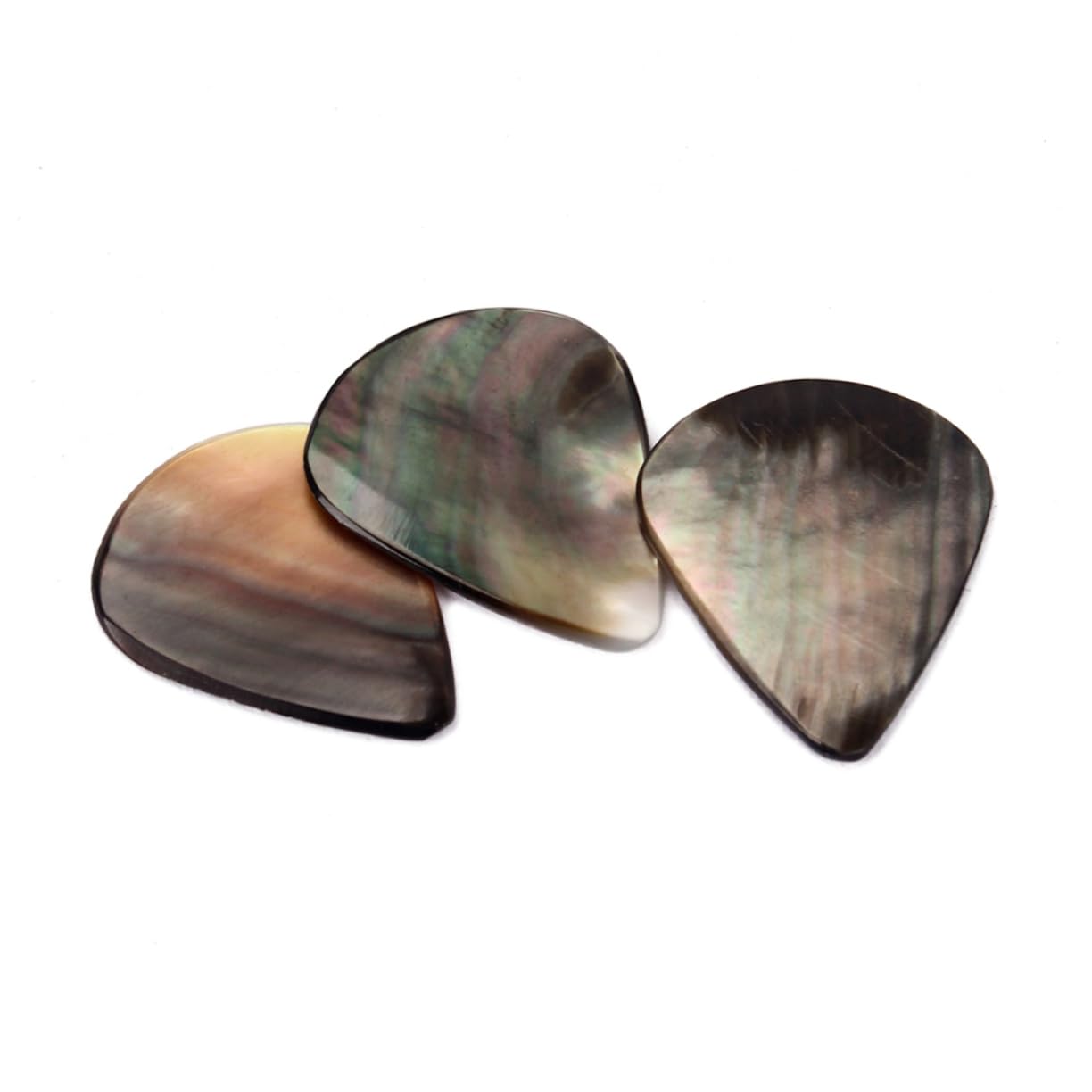ibasenice 9piezas Púas De Guitarra De Concha Natural Tones Selección De Púas Para Guitarras Ukeleles y Sonido Auténtico y