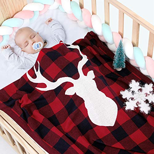 Borlai Baby Coperte di Cotone Baby Swaddle Morbida...