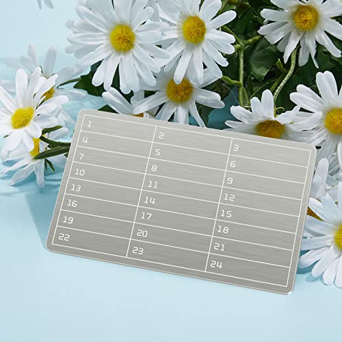 6 Plates Steel Wallet Crypto Cryptocurrency Seed Storage Crypto Wallet for Bitcoin Hardware Cold Backup3