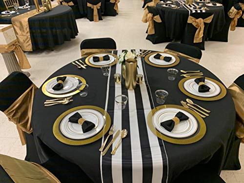 Digoon Napkin Rings Rhinestone Napkin Rings Adornment For Wedding Party (100 Pcs, Gold) #TOP6