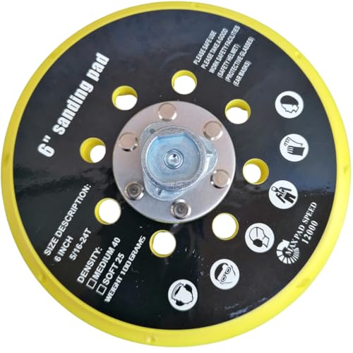 Plato Soporte Lijadora 150mm 14 Agujeros Para Festool Base Velcro Hook Loop Para Lijadora Orbital Plato De Lijado Profesional Alta Durabilidad Para Discos Abrasivos 150 Mm