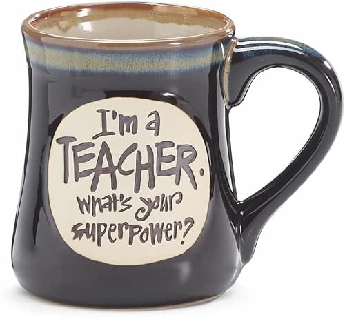 burton + BURTON GiGi Teacher Superpower 18oz Porcelain Coffee Mug
