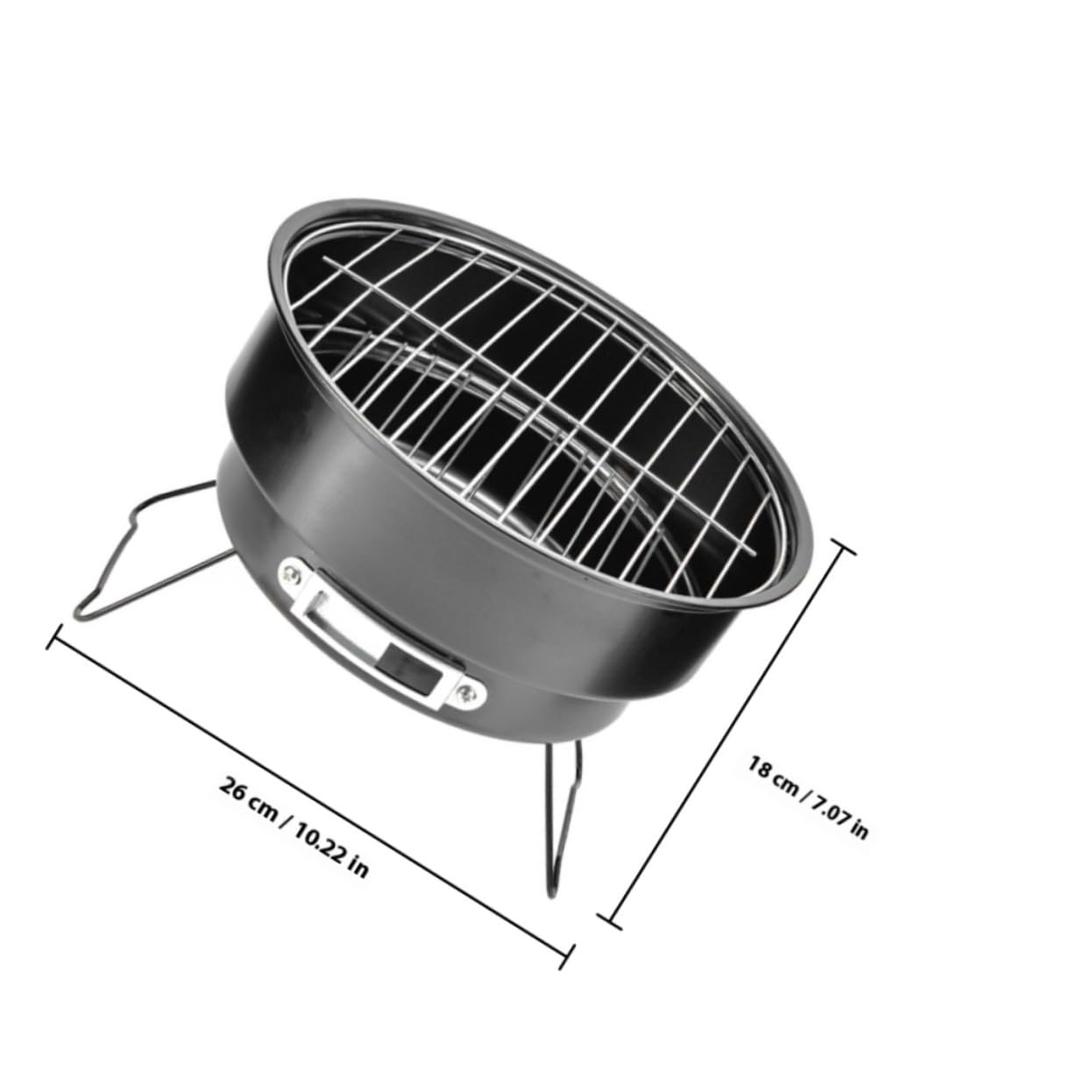 Parrilla Barbacoa Portátil de Inoxidable Desmontable Resistente y Duradera para Camping y Actividades al Aire