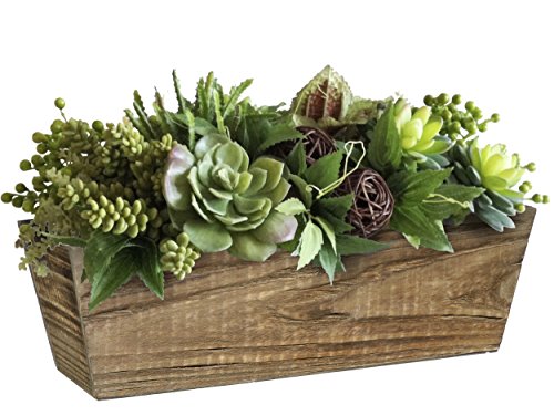 Wood Window Box - Buffalo Brown #TOP2