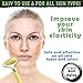 Jade Roller and Gua Sha Set – 2 in 1 Natural Facial Jade Roller and Gua Sha Facial Tool Massager for Anti-Aging, Wrinkles, Slimming, Scraping and Facial Therapy (Jade Roller for Face)