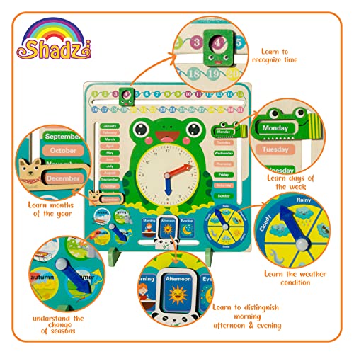 Shadzi Wooden Puzzles for Toddlers with Holder 3 years and up old Girls Boys| Educational Toy Montessori Kids 8 pack… - Image 5