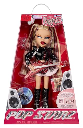 BRATZ Pop Starz Cloe - Bambola fashion con charm da collezione, outfit e accessori musicali