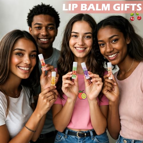 Image of 24 Pack Back to School Teacher Employee Gift Bulk Thank You Gifts Lip Balms You Are The Balms Coworkers Staff Appreciation Gift Bulk for First Day of School Inspirational Nurse Gifts