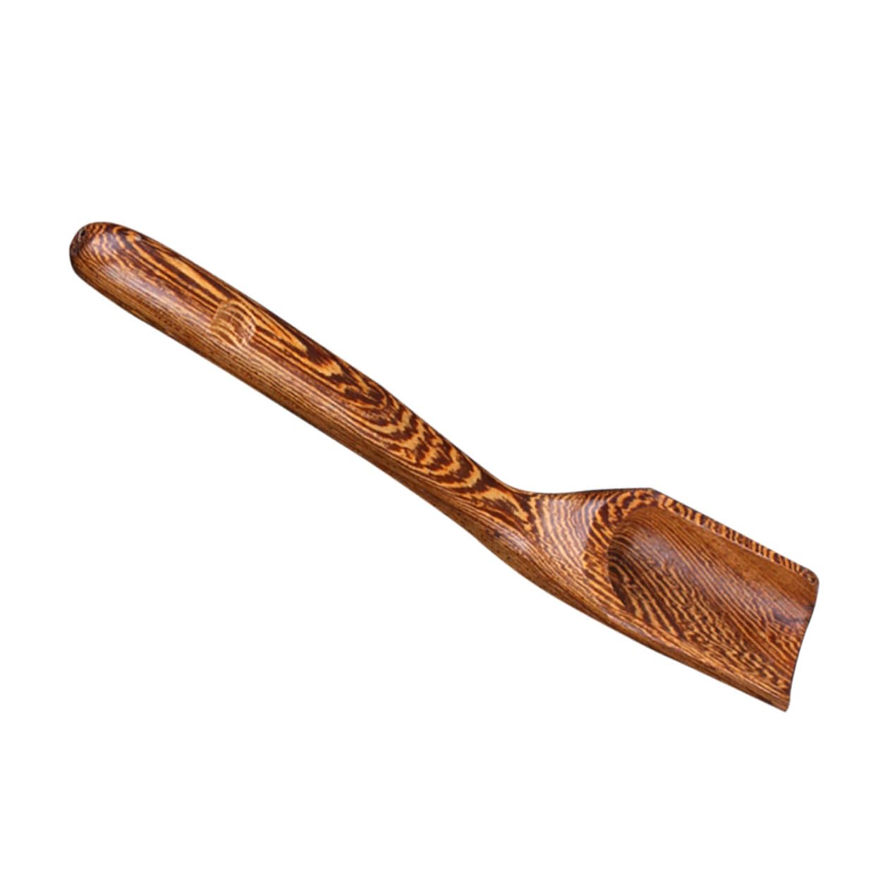 ULTECHNOVO Wooden Tea Scoop Shovel Ergonomic Design for Easy Use for Tea Bath Salts Nuts More Accessory for Home Office and Restaurant