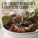 WESTON BRANDS 2-in-1 Indoor Electric Smoker & Programmable Slow Cooker, 6 Quart, With 3-Tier Smoking Rack for Meat, Cheese and More, Dishwasher Safe Crock, Temperature Probe, Black (03-2500-W) WESTON BRANDS 2 in 1 Indoor Electric Smoker Programmable Slow Cooker 6 Quart With 3 Tier Smoking Rack for Meat Cheese and More Dishwasher Safe Crock Temperature Probe Black 03 2500 W
