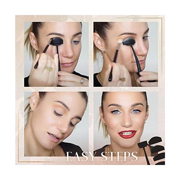 Crease Line Kit, 6 in 1 Eyeshadow Stamp Kit, Perfect Cut Crease Stamp, Silicone Eyeshadow Stamp Crease Tools Lazy Quick…