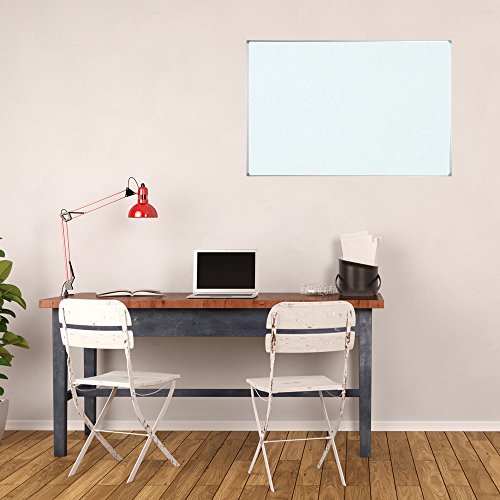 Lockways White Board 48 x 36 Inch | Magnetic Dry Erase Board, Silver Aluminium Frame - Image 7