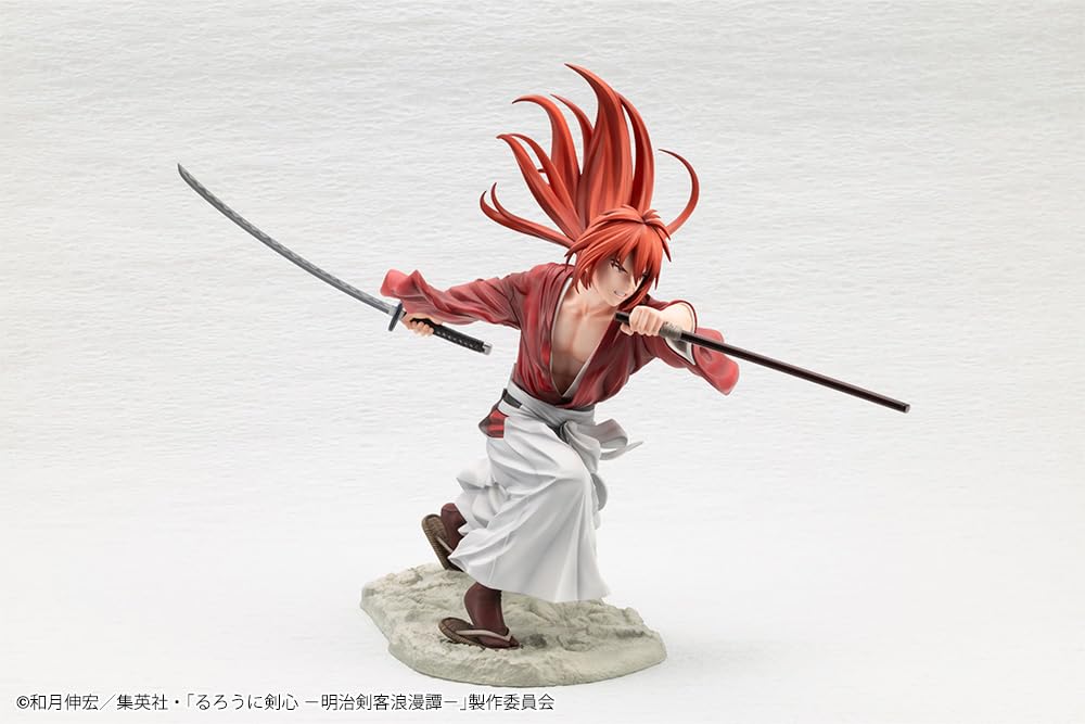 KOTOBUKIYA ARTFX J Himura Kenshin Maßstab 1/8 PVC bemalte komplette Figur