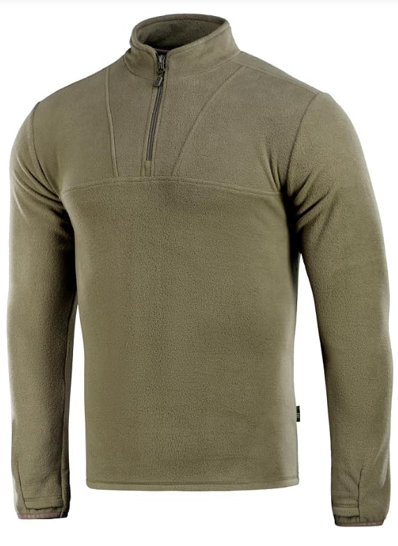 M-Tac Men's Fleece Quarter Zip Pullover – Tactical Thermal Long