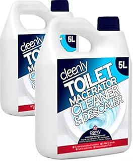Cleenly Toilet Macerator Cleaner & Descaler - 10 litres | Super Concentrated, Long-Lasting Formula | Safe for All Saniflo Pump Units, Toilets & Urinals | Helps Prolong The Life of Your Macerator