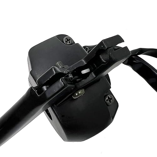 Miniatura 6 de MMG Interruptor de control lateral izquierdo de montaje completo (haz alto y bajo, intermitentes, bocina) con interruptor de freno y palanca para