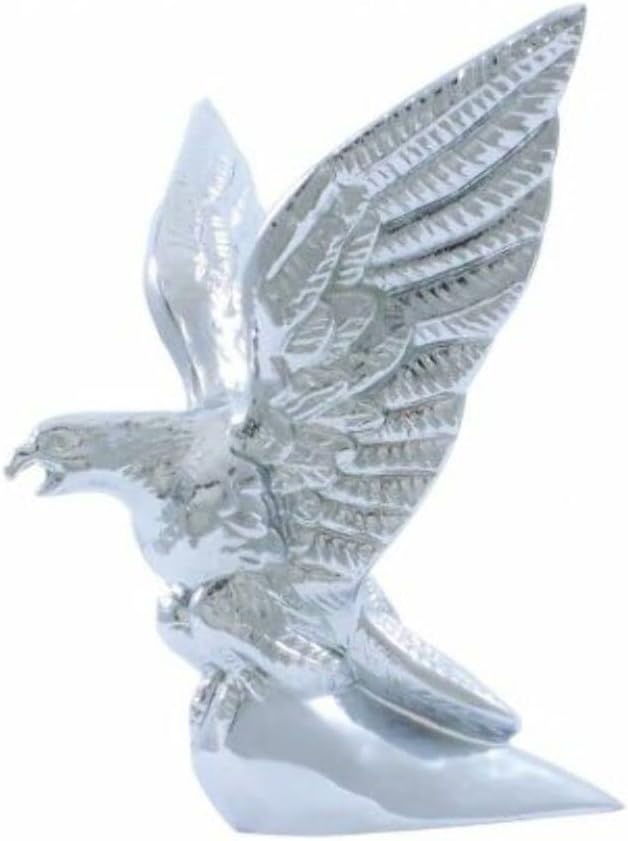 American/Bald Eagle Hood Ornament - Chrome