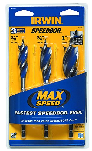 IRWIN Drill Bit Set for Wood, 3-Piece (3041003)