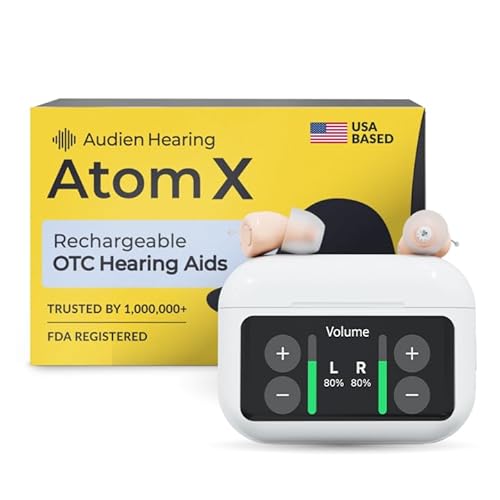 Audien Atom X Hearing Aid Device for Seniors & Adults