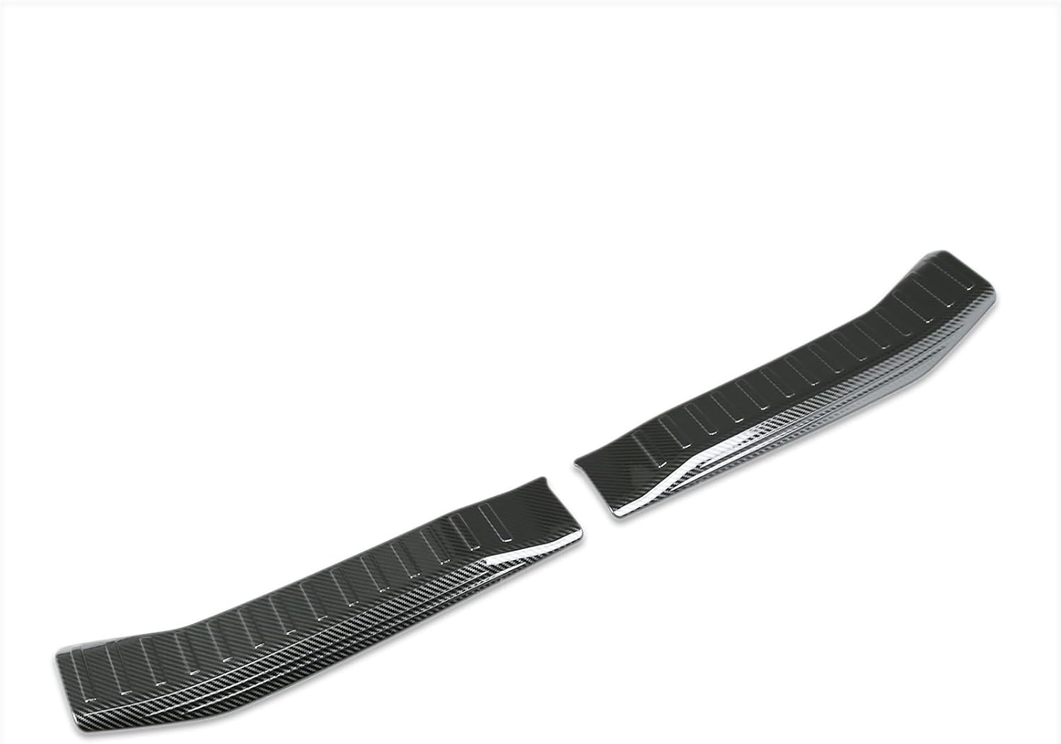 Beautost Fit for Toyota New RAV4 2026 Rear Interior Bumper Sill Plate Guard Cover Trim (Carbon Fiber Black)