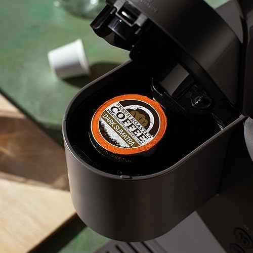 Miniatura 247 de Fresh Roasted Coffee, Peaberry de Tanzania, tostado ligero, Kosher, compatible con K-Cup, 24 cápsulas