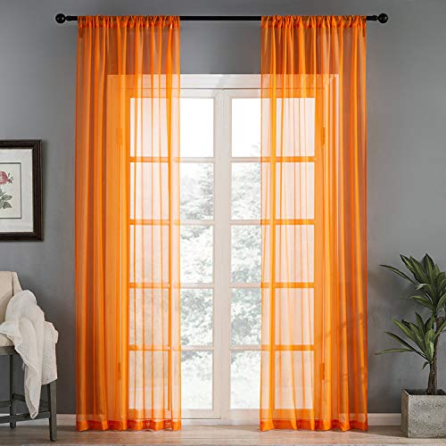 Transparant Voile Gordijnen, Privacy Decoratief Gordijn Super Zachte Luchtig Vitrage Raamsjaal Raamdecoratie voor Woonkamer Lounge Balkon Slaapkamer, 1 Panelen-geel-132x243cm Transparant Voile Gordijnen, Privacy Decoratief Gordijn Super Zachte Luchtig Vitrage Raamsjaal Raamdecoratie voor Woonkamer Lounge Balkon Slaapkamer, 1 Panelen-geel-132x243cm
