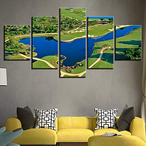 Toile décorative paysage de lac avec impression haute définition - 5