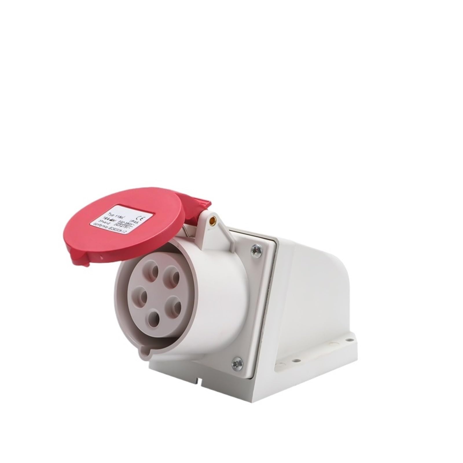 Connecteur industriel étanche IP44 16A femelle triphasé pour l'aviation