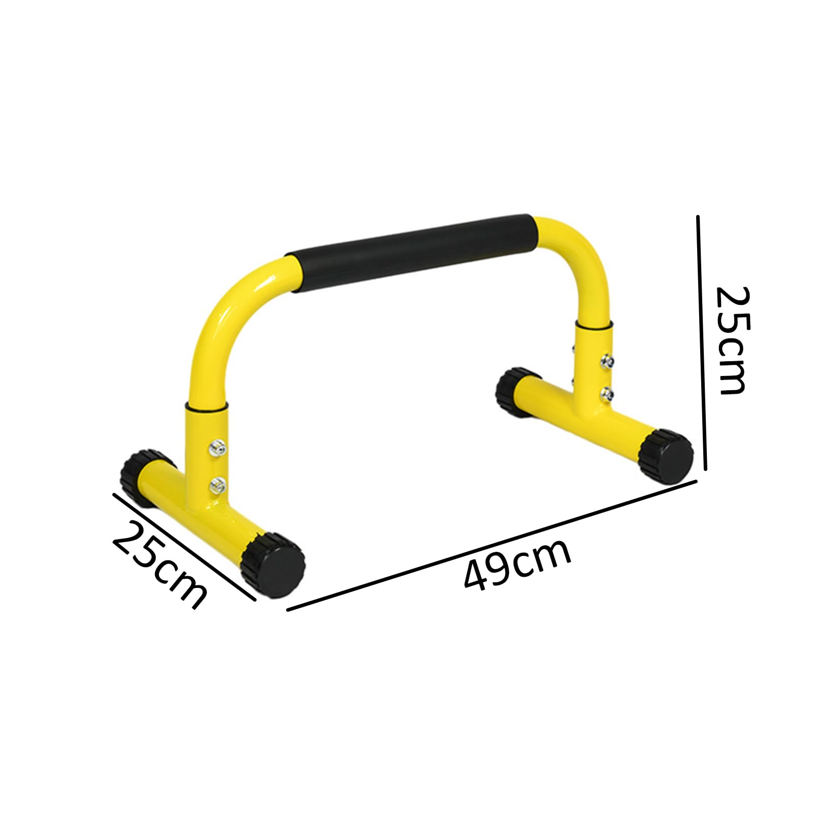 2 soportes de entrenamiento de acero resistentes para un agarre ancho y base ajustable portátil