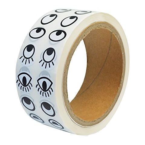 baotongle 1000 Pairs Eye Stickers Lables, Cute Colorful Eye Stickers Labels Novelty Stickers Cover