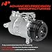 A-Premium A/C AC Compressor with Clutch Compatible with Cadillac ATS 2013-2019, CTS 2014-2019 & Chevrolet Camaro 2016-2022, 2.0L 2.5L