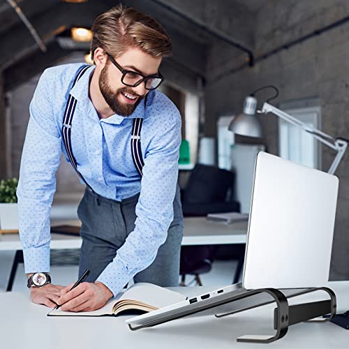 Welan Laptop Stand, Macbook Pro Stand For Desk, Aluminum Laptop Riser Sturdy Cooling Laptop Holder Stable Computer Stand Notebook Mount Compatible With Macbook Air Dell Xps Hp Lenovo 10 To 18 Inch #TOP6
