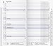 Produktbild Ersatzkalender für Taschenkalender, Breite Blatt 87mm, Höhe Blatt 153mm