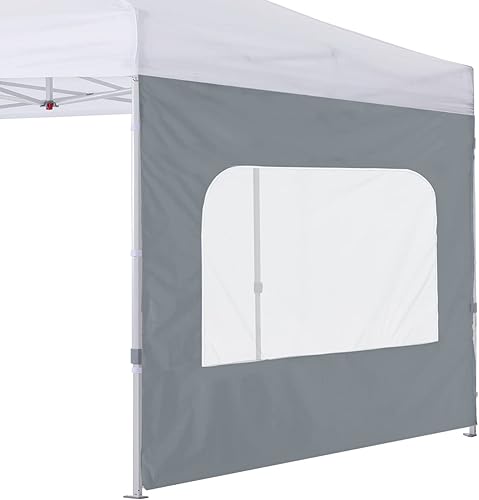 Miniatura 43 de COOSHADE Instant Canopy SunWall - Toldo de pared lateral de 10 x 10 pies para tienda de campaña desplegable, paquete de 1 pared lateral, color azul