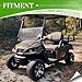 HECASA Windshield Compatible with 1994-2013 EZGO TXT & Medalist Gas or Electric Golf Cart Flip Windscreen