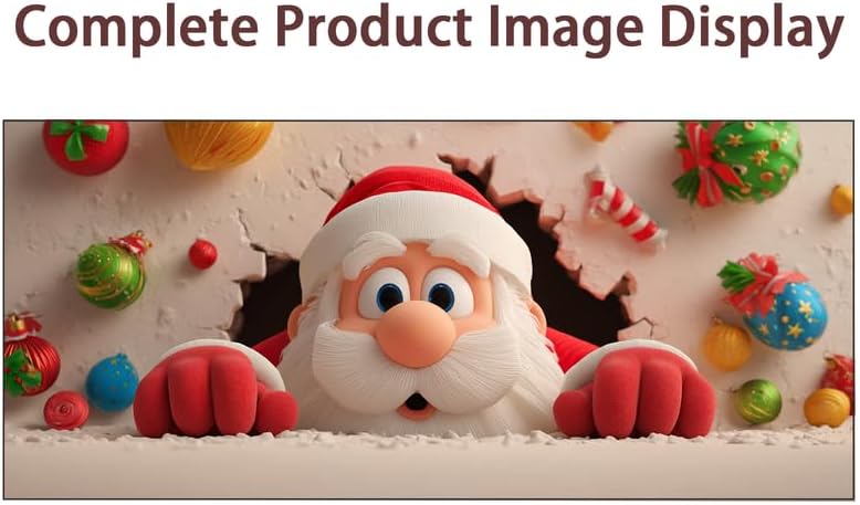 Christmas Garage Door Cover Large Outdoor – Cartoon Santa Claus 7x16ft Holiday Decorations Banner,Garage Buddy Decoration for Garage,Porch,Yard and Home